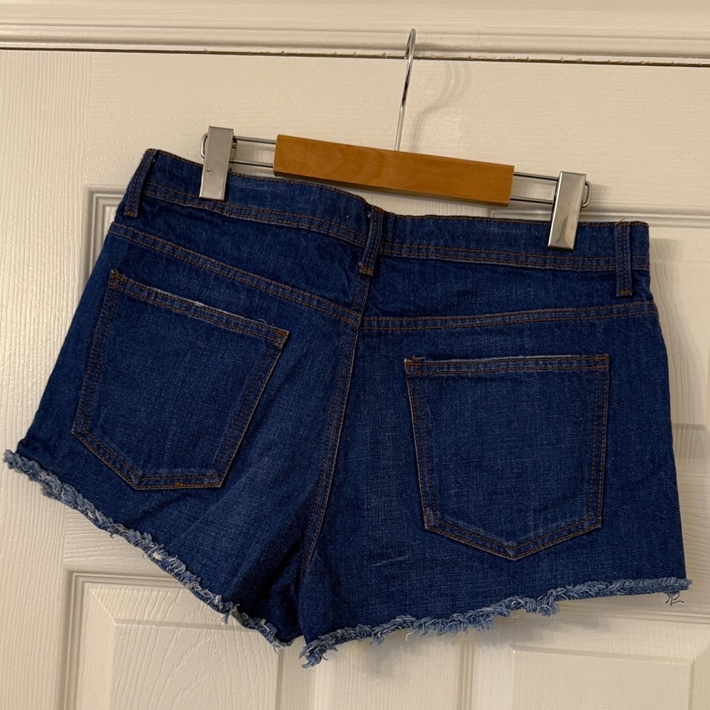 Forever 21 Dark Blue Jean Shorts - Picture 3 of 3